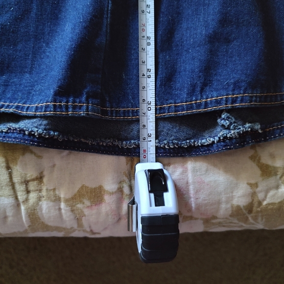 Vintage 1970's Bon Jour Maxi Denim Skirt - Picture 6 of 7